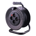 French 4 way extension cord reel customizable cable